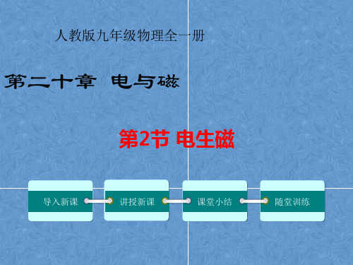 物理九年级全一册教学课件-20.2 电生磁2-人教版