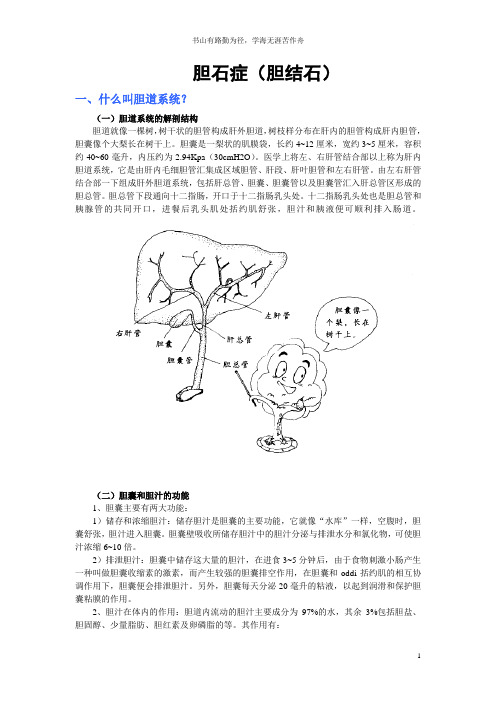 胆结石(胆石症)