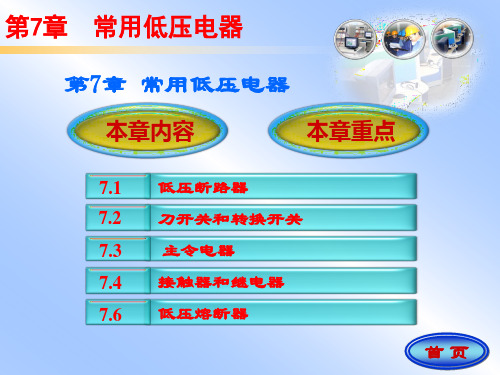电机与电气控制技术-常用低压电器