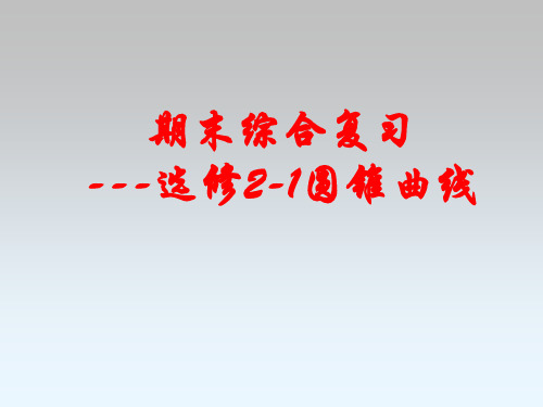 高二上期末复习6选修21空间向量-资料