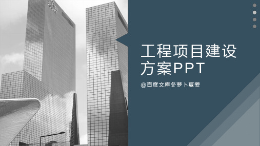 工程项目建设方案PPT