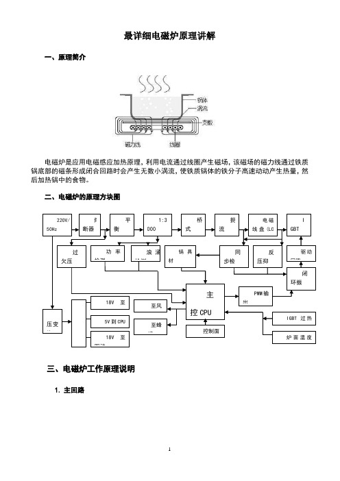 全面讲解电磁炉的工作原理(修正排版)