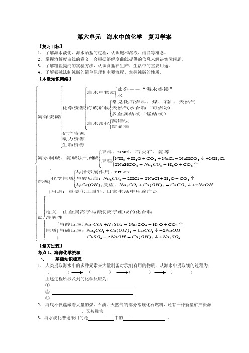 海洋化学复习