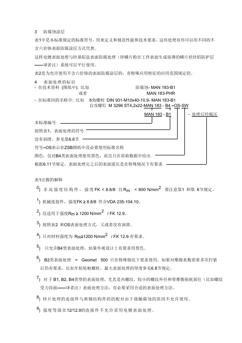 曼标表面处理