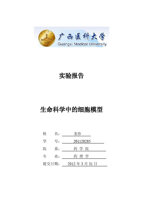 MTT法测定药物对细胞生长抑制作用