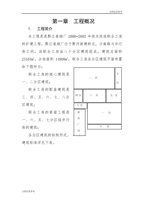 卷烟厂施工组织设计