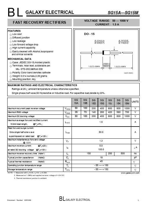 SG15A中文资料