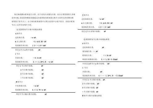 竖向荷载作用下框架结构的内力计算