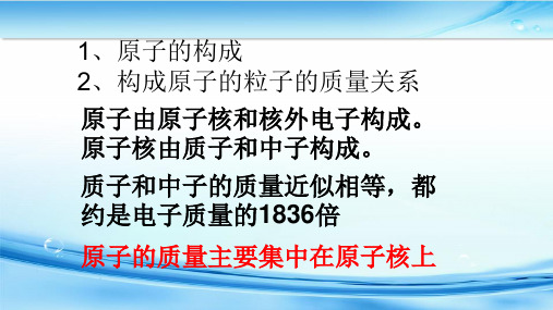 3.1.2相对原子质量课件-2023-2024学年九年级化学人教版上册