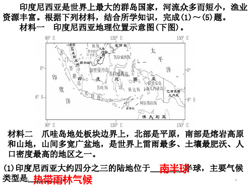 高中地理 高考第一轮复习课件 南亚及印度 (共45张ppt)