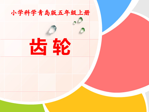 《齿轮》(最新)ppt