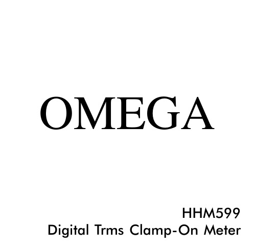 OMEGA HHM599数字压力计说明书