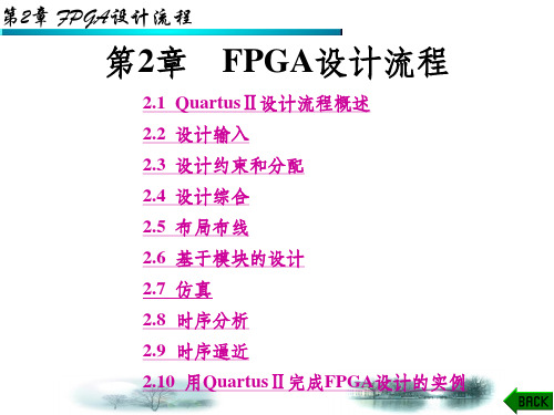 FPGA设计流程ppt课件