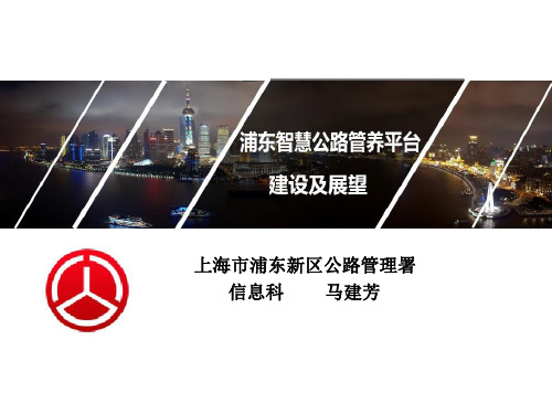 浦东智慧公路管养平台建设及展望 PPT精品课件