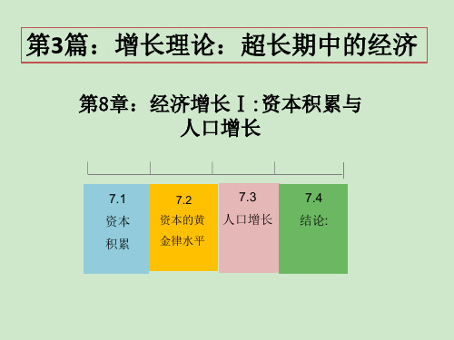 2020版曼昆版宏观经济学(第十版)课件第8章