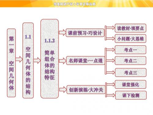 简单组合体的结构特征