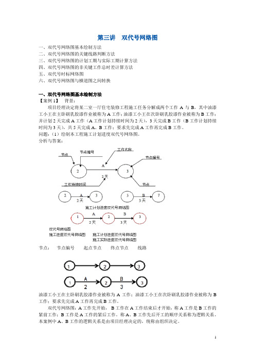 第3讲：双代号网络图