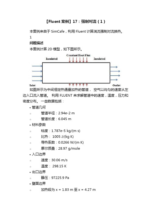 【Fluent案例】17：强制对流（1）