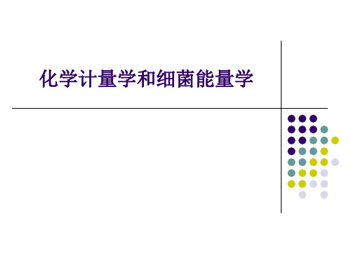 化学计量学和细菌能量学