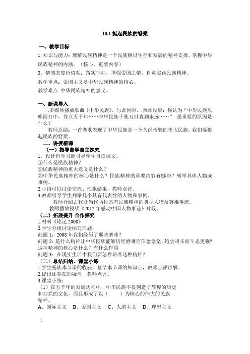10.1挺起民族的脊梁