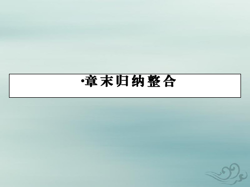 2019-2020数学人教a版选修2-2课件：章末归纳整合1 第一章 导数及其应用