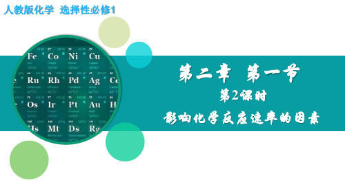 2.2影响化学反应速率的因素课件高二上学期化学人教版选择性必修(1)