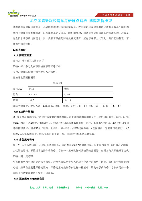 尼克尔森考研重难点分析 出题题型 思路