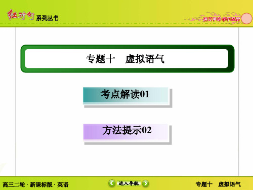 2015年新课标高三英语二轮专题复习课件 虚拟语气