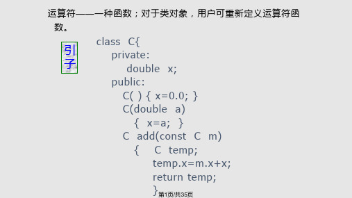 C运算符重载PPT课件