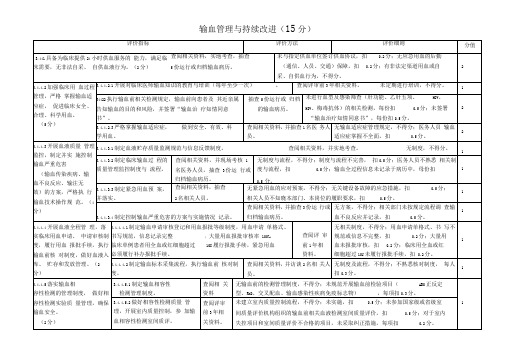 医院等级评审(输血管理)