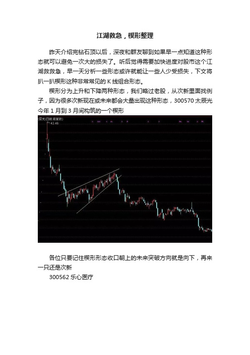 江湖救急，楔形整理