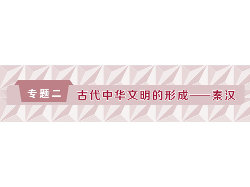 (精品)2019届一轮复习课件【人民版】秦汉时期的政治、经济