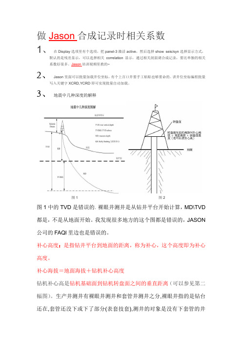 JASON中常用名词解释