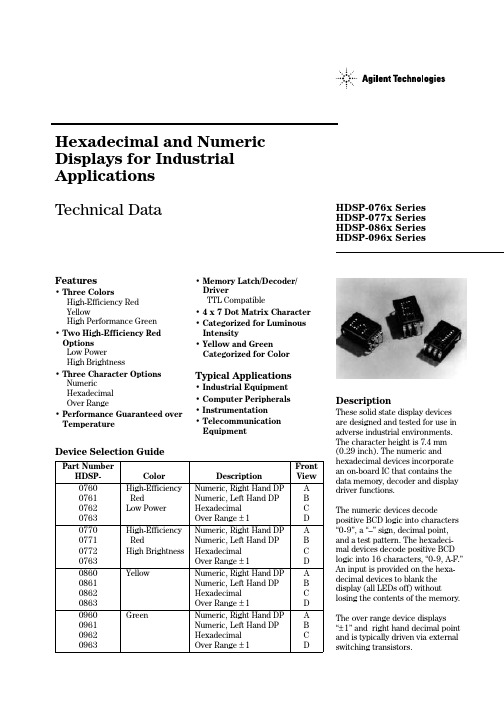 HDSP-076X资料