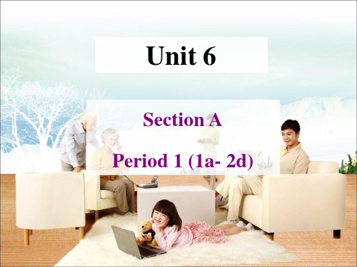 Unit6 I'm watching TV. Section A-1公开课课件