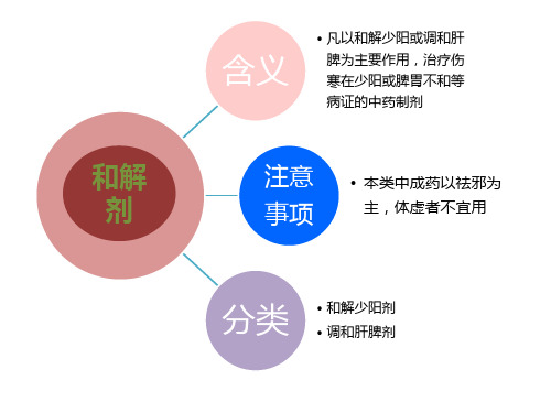 常见和解剂中成药