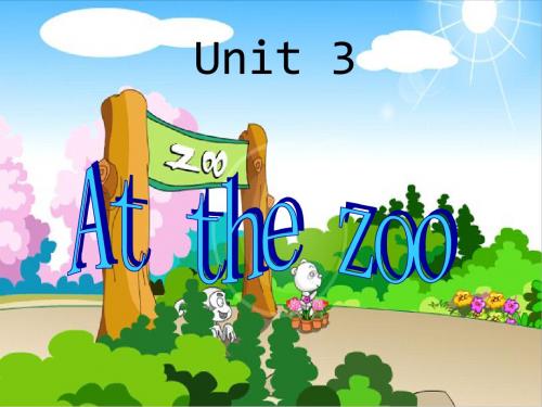 人教PEP版三年级英语下册Unit3 At the zooPPT课件