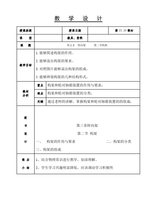 城市轨道交通车辆构造-教案-第25