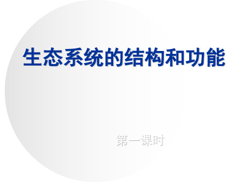 九年级下科学《生态系统的结构和功能》PPT完美课件浙教版