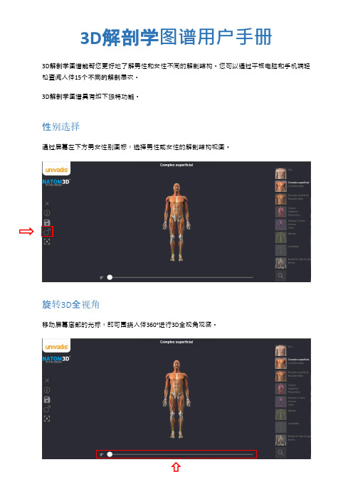 3D解剖学图谱用户手册