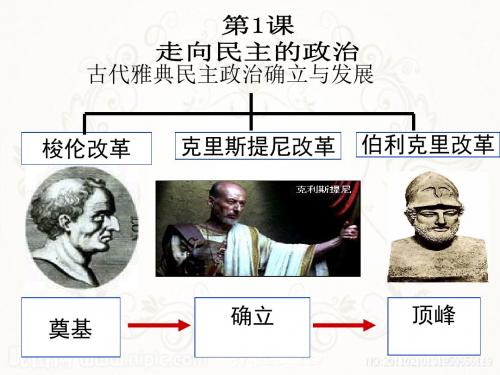 岳麓书社版高中历史选修一1.1《走向民主政治》课件(共42张PPT)