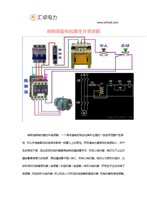 串联谐振电抗器全分类讲解