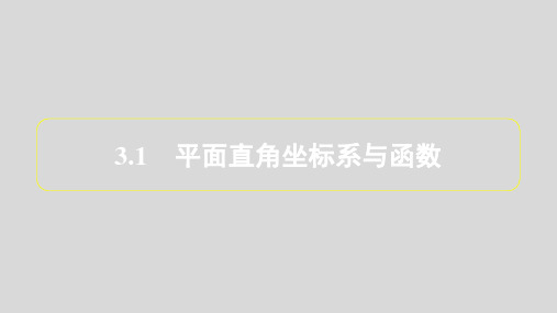 中考数学总复习平面直角坐标系与函数考点知识梳理--