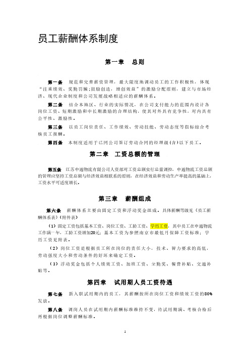 员工薪酬体系制度(2020年整理).pdf