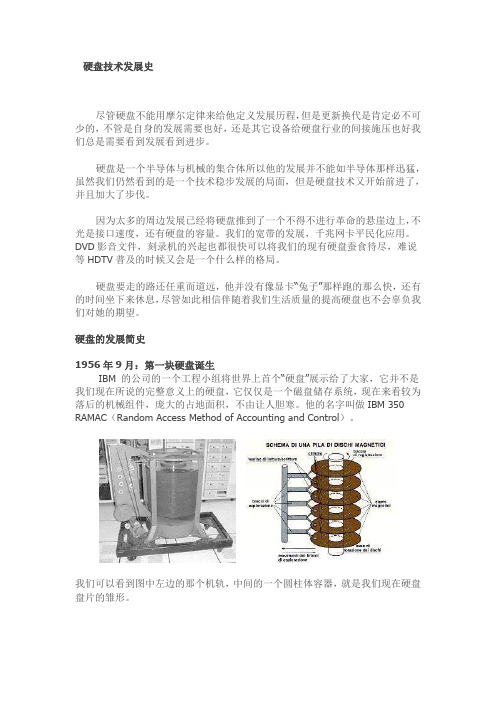 硬盘技术发展史