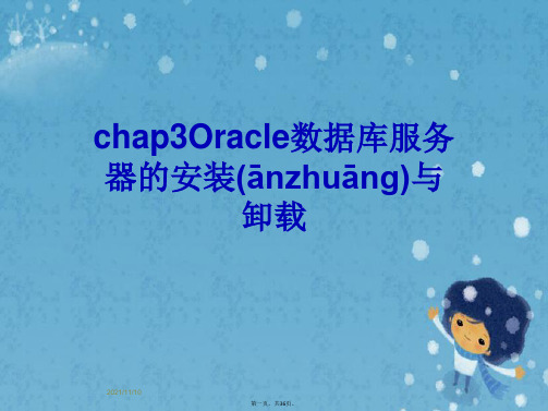 chap3Oracle数据库服务器的安装与卸载