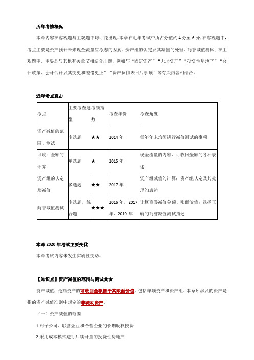 2020年注会会计名师郭建华老师讲义第八章