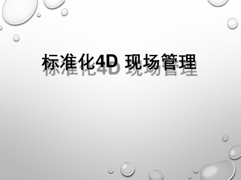 4D管理