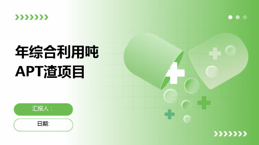 年综合利用吨APT渣项目