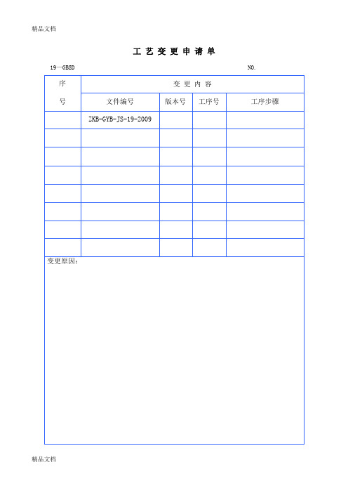 (整理)工艺变更申请单[1]